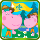 河马佩奇森林露营苹果变态版,